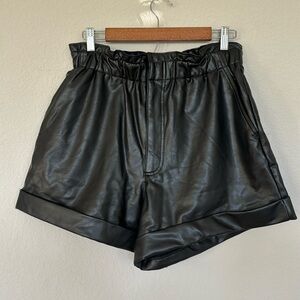 Abercrombie & Fitch Faux Leather shorts